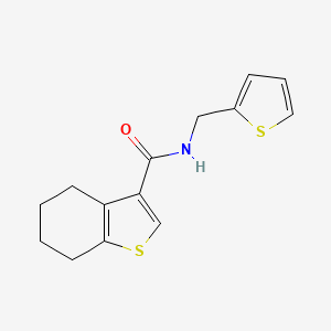 N-(2-thienylmethyl)-4,5,6,7-tetrahydro-1-benzothiophene-3-carboxamide