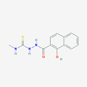 2-(1-hydroxy-2-naphthoyl)-N-methylhydrazinecarbothioamide