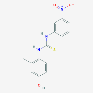 N-(4-hydroxy-2-methylphenyl)-N'-(3-nitrophenyl)thiourea