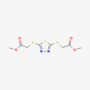 Acetic acid, 2,2'-[1,3,4-thiadiazole-2,5-diylbis(thio)]bis-, dimethyl ester