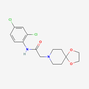 N-(2,4-dichlorophenyl)-2-(1,4-dioxa-8-azaspiro[4.5]dec-8-yl)acetamide