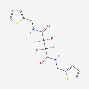 2,2,3,3-tetrafluoro-N,N'-bis(thiophen-2-ylmethyl)butanediamide