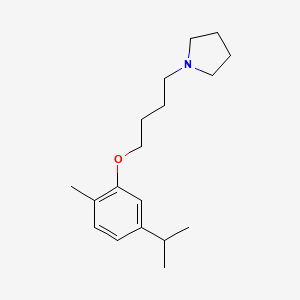 1-[4-(5-isopropyl-2-methylphenoxy)butyl]pyrrolidine