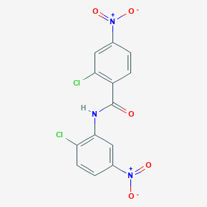 2-chloro-N-(2-chloro-5-nitrophenyl)-4-nitrobenzamide