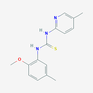 N-(2-methoxy-5-methylphenyl)-N'-(5-methyl-2-pyridinyl)thiourea