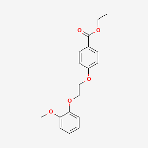 ethyl 4-[2-(2-methoxyphenoxy)ethoxy]benzoate