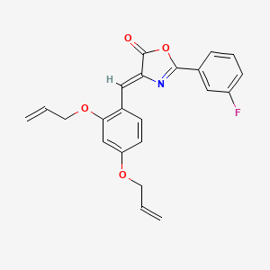 4-[2,4-bis(allyloxy)benzylidene]-2-(3-fluorophenyl)-1,3-oxazol-5(4H)-one