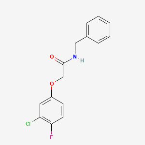 N-benzyl-2-(3-chloro-4-fluorophenoxy)acetamide