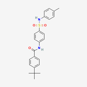 4-tert-butyl-N-{4-[(4-methylphenyl)sulfamoyl]phenyl}benzamide