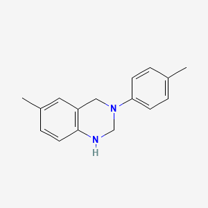 6-methyl-3-(4-methylphenyl)-1,2,3,4-tetrahydroquinazoline