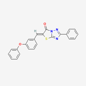 5-(3-phenoxybenzylidene)-2-phenyl[1,3]thiazolo[3,2-b][1,2,4]triazol-6(5H)-one