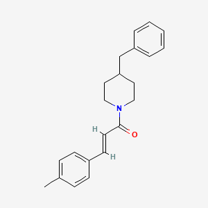 4-benzyl-1-[3-(4-methylphenyl)acryloyl]piperidine