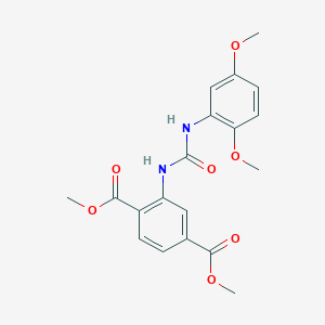 dimethyl 2-({[(2,5-dimethoxyphenyl)amino]carbonyl}amino)terephthalate