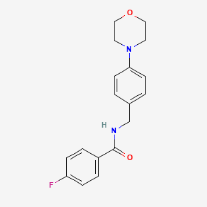 4-fluoro-N-[4-(4-morpholinyl)benzyl]benzamide