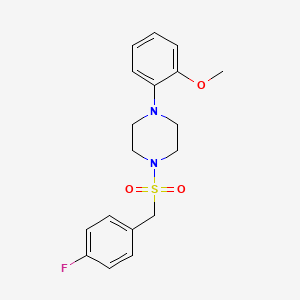 1-[(4-fluorophenyl)methanesulfonyl]-4-(2-methoxyphenyl)piperazine