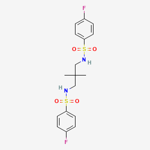 N,N'-(2,2-DIMETHYL-1,3-PROPANEDIYL)BIS(4-FLUOROBENZENESULFONAMIDE)