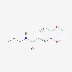 N-propyl-2,3-dihydro-1,4-benzodioxine-6-carboxamide