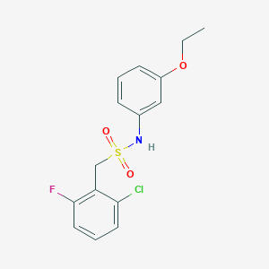 1-(2-chloro-6-fluorophenyl)-N-(3-ethoxyphenyl)methanesulfonamide