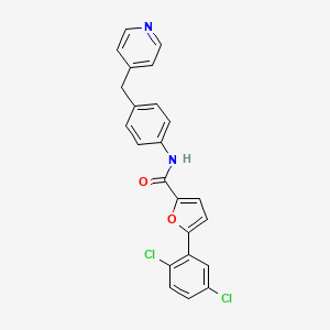 5-(2,5-dichlorophenyl)-N-[4-(pyridin-4-ylmethyl)phenyl]furan-2-carboxamide