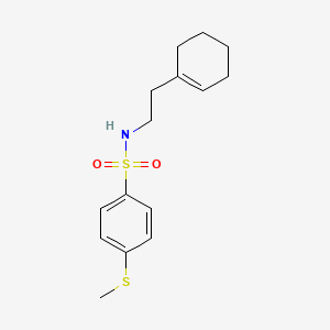 N-[2-(1-cyclohexen-1-yl)ethyl]-4-(methylthio)benzenesulfonamide