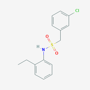 1-(3-chlorophenyl)-N-(2-ethylphenyl)methanesulfonamide