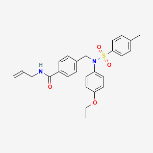 N-allyl-4-({(4-ethoxyphenyl)[(4-methylphenyl)sulfonyl]amino}methyl)benzamide