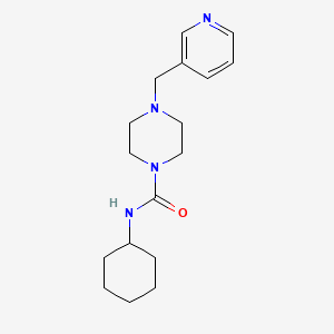 N-CYCLOHEXYL-4-[(PYRIDIN-3-YL)METHYL]PIPERAZINE-1-CARBOXAMIDE