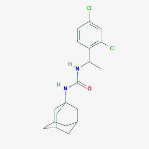 N-1-adamantyl-N'-[1-(2,4-dichlorophenyl)ethyl]urea