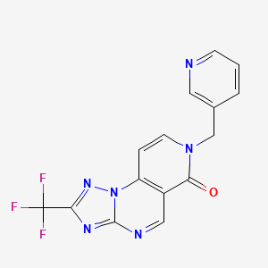 7-(3-pyridylmethyl)-2-(trifluoromethyl)pyrido[3,4-e][1,2,4]triazolo[1,5-a]pyrimidin-6(7H)-one