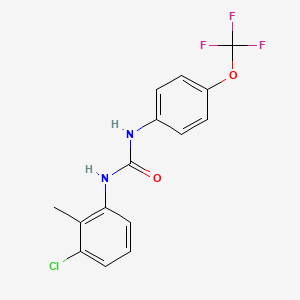 1-(3-Chloro-2-methylphenyl)-3-[4-(trifluoromethoxy)phenyl]urea