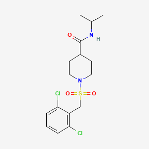 1-[(2,6-dichlorobenzyl)sulfonyl]-N-isopropyl-4-piperidinecarboxamide