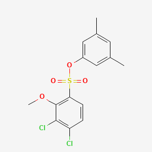 3,5-dimethylphenyl 3,4-dichloro-2-methoxybenzenesulfonate