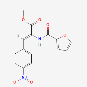 methyl (Z)-2-(furan-2-carbonylamino)-3-(4-nitrophenyl)prop-2-enoate