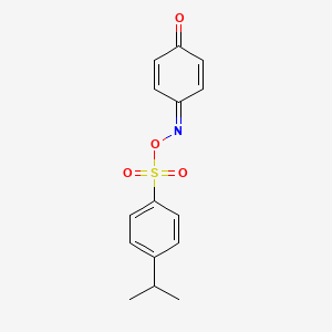 [(4-Oxocyclohexa-2,5-dien-1-ylidene)amino] 4-propan-2-ylbenzenesulfonate