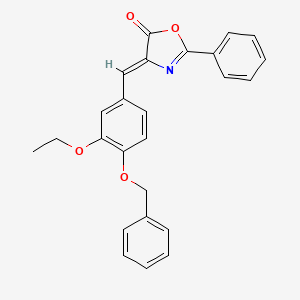 4-[4-(benzyloxy)-3-ethoxybenzylidene]-2-phenyl-1,3-oxazol-5(4H)-one