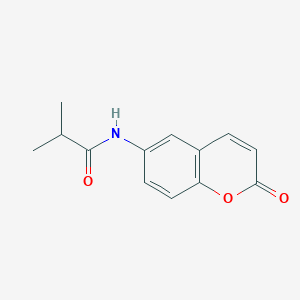 2-methyl-N-(2-oxo-2H-chromen-6-yl)propanamide