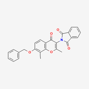 2-[7-(benzyloxy)-2,8-dimethyl-4-oxo-4H-chromen-3-yl]-1H-isoindole-1,3(2H)-dione