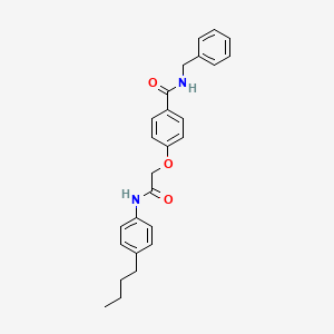 N-benzyl-4-[2-(4-butylanilino)-2-oxoethoxy]benzamide