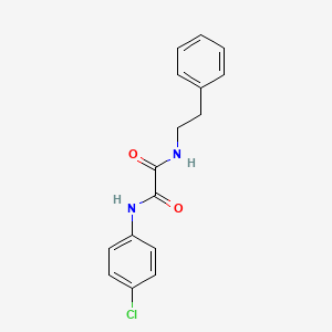 molecular formula C16H15ClN2O2 B4826795 N-(4-chlorophenyl)-N'-(2-phenylethyl)ethanediamide CAS No. 5378-89-2