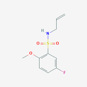 5-fluoro-2-methoxy-N-(prop-2-en-1-yl)benzenesulfonamide