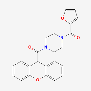 1-(FURAN-2-CARBONYL)-4-(9H-XANTHENE-9-CARBONYL)PIPERAZINE