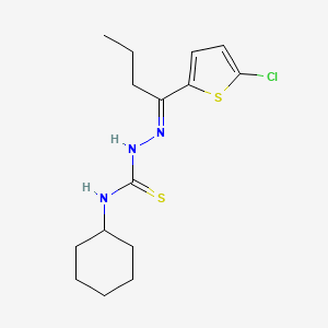 1-(5-chloro-2-thienyl)-1-butanone N-cyclohexylthiosemicarbazone