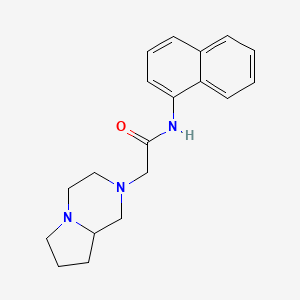 2-(hexahydropyrrolo[1,2-a]pyrazin-2(1H)-yl)-N-(naphthalen-1-yl)acetamide