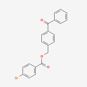 (4-Benzoylphenyl)methyl 4-bromobenzoate