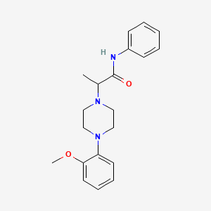 2-[4-(2-methoxyphenyl)piperazin-1-yl]-N-phenylpropanamide