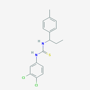 N-(3,4-dichlorophenyl)-N'-[1-(4-methylphenyl)propyl]thiourea