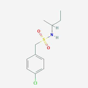 N-(butan-2-yl)-1-(4-chlorophenyl)methanesulfonamide