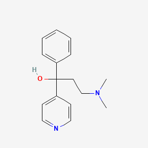 3-(Dimethylamino)-1-phenyl-1-(pyridin-4-yl)propan-1-ol