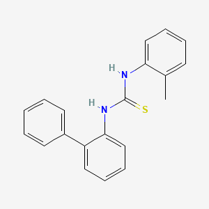 molecular formula C20H18N2S B4827203 1-Biphenyl-2-yl-3-(2-methylphenyl)thiourea 