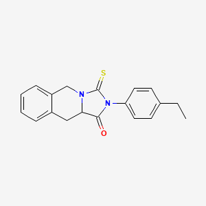 2-(4-ethylphenyl)-3-thioxo-2,3,10,10a-tetrahydroimidazo[1,5-b]isoquinolin-1(5H)-one